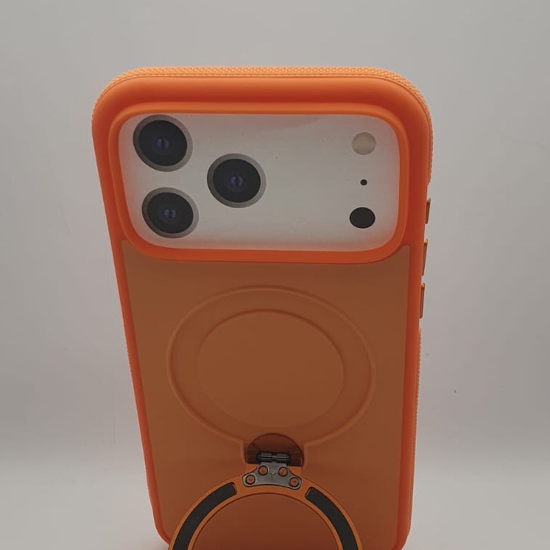 Orange Rugged Armor Case with Ring Stand